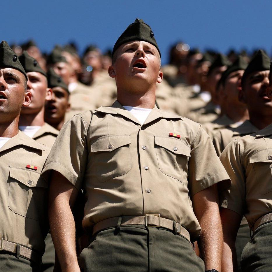 Marines say they hit recruiting goals and point to 'unapologetic' standards